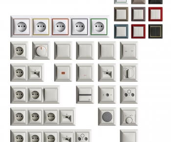 Modern Switch Socket Panel-ID:856637956