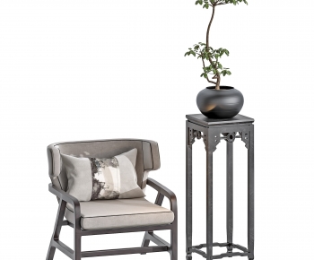 New Chinese Style Lounge Chair-ID:815782074