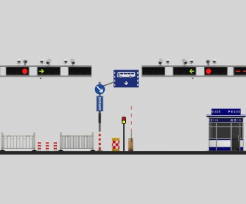 Modern Road Facilities-ID:121236094