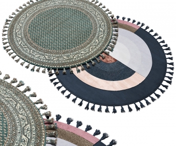 Modern Circular Carpet-ID:640636928