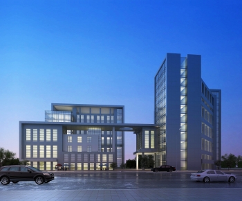 Modern Appearance Of Commercial Building-ID:679627907