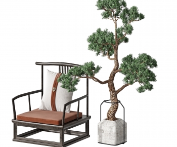 New Chinese Style Lounge Chair-ID:944700007