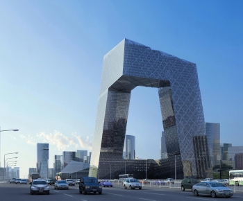 Modern Appearance Of Commercial Building-ID:373989116