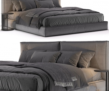 Modern Double Bed-ID:831959243