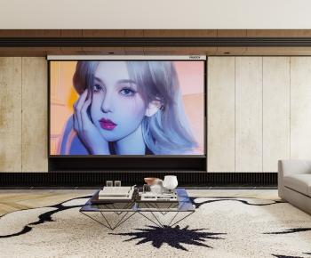 Modern A Living Room-ID:807025915