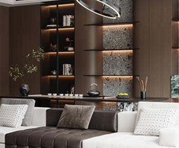 Modern A Living Room-ID:555541999