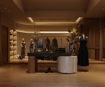 现代中古风服装店-ID:112525943