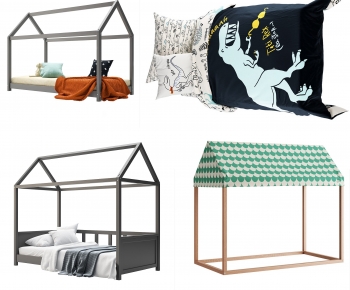 Modern Child's Bed-ID:138617049