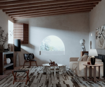 Modern A Living Room-ID:379621031