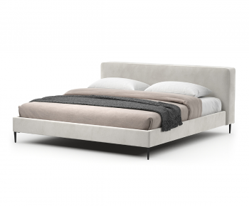 Modern Double Bed-ID:164637092
