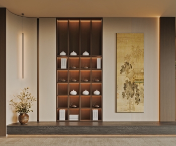 New Chinese Style Hallway-ID:926410919