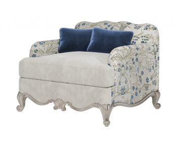 French Style Single Sofa-ID:391503104