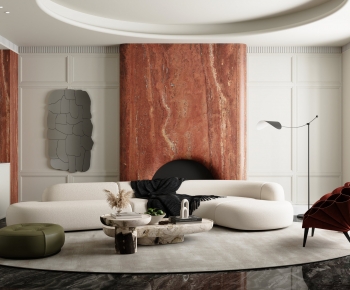 Modern A Living Room-ID:483767996