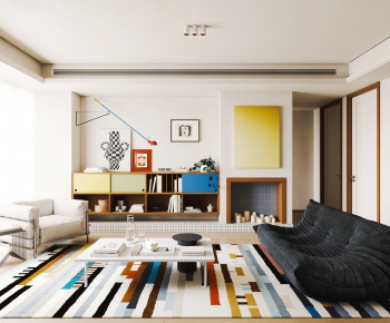 Modern A Living Room-ID:344774967