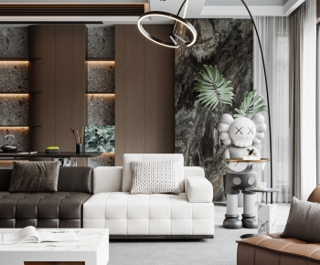 Modern A Living Room-ID:476887946