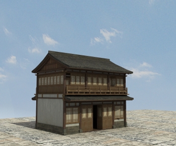 Chinese Style Ancient Architectural Buildings-ID:413074029