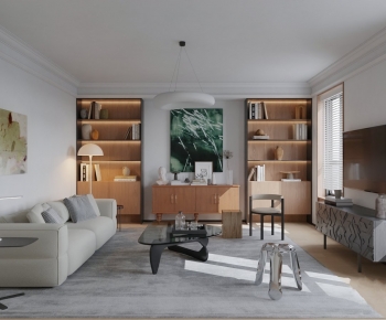 Modern A Living Room-ID:890469621