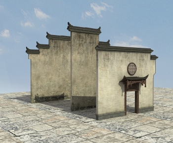 Chinese Style Landscape Wall-ID:377237084