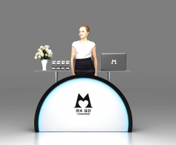 Modern Reception Desk-ID:930021056