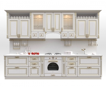 Simple European Style Kitchen Cabinet-ID:128988036