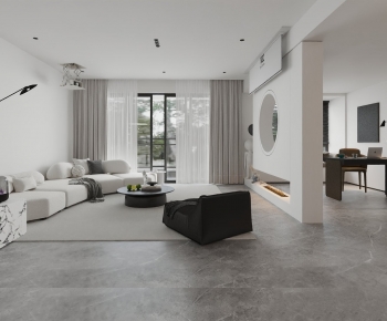 Modern A Living Room-ID:737849009