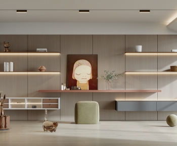 Modern Clothes Storage Area-ID:822514069