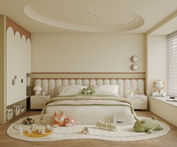 French Style Girl's Room Daughter's Room-ID:916585924