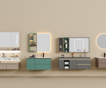 Modern Bathroom Cabinet-ID:565839057