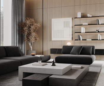 Modern A Living Room-ID:902370935