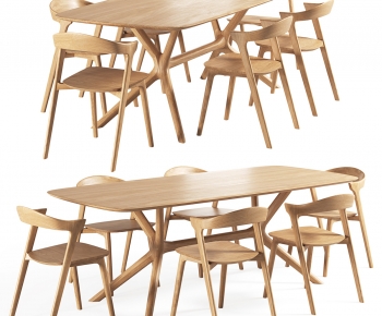 Modern Dining Table And Chairs-ID:604355109