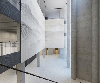 Modern Exhibition Hall-ID:628937011