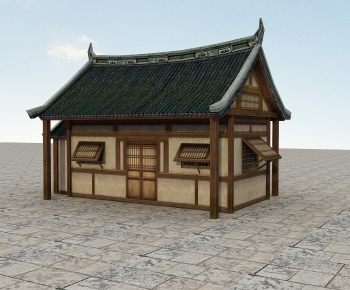 Chinese Style Ancient Architectural Buildings-ID:639987952