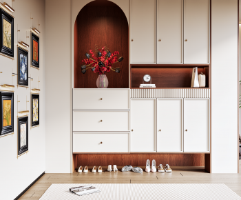 French Style Shoe Cabinet-ID:961700926