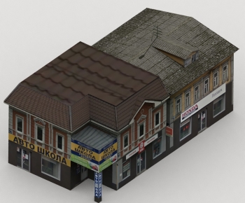 European Style Appearance Of Commercial Building-ID:107501988