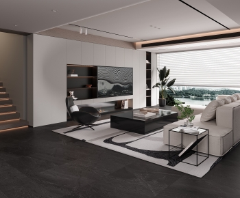 Modern A Living Room-ID:330677037