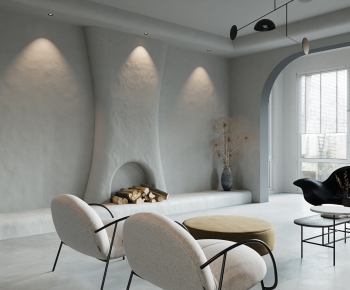 Wabi-sabi Style A Living Room-ID:908066996