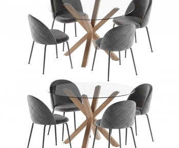Modern Dining Table And Chairs-ID:209232096