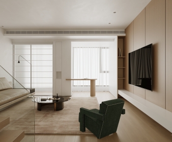 Modern A Living Room-ID:658514989