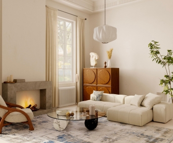 Modern A Living Room-ID:358876947