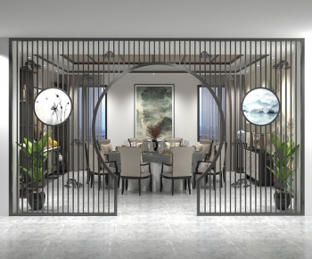 New Chinese Style Dining Room-ID:143310076