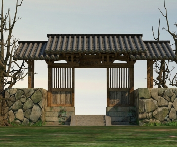 Chinese Style Gate-ID:128367904