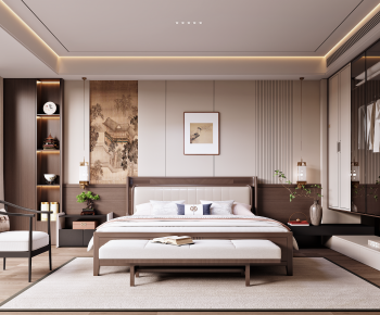 New Chinese Style Bedroom-ID:720324041