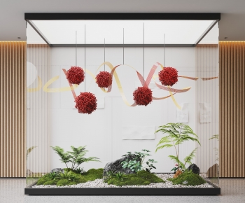 现代室内艺术植物景观造景-ID:223359112