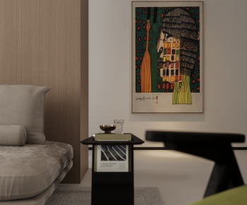 Modern A Living Room-ID:799406051