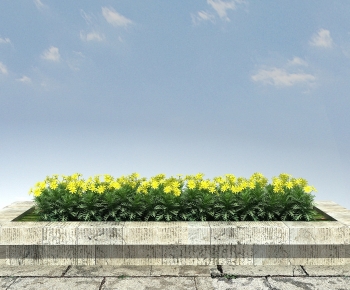 Modern Flowers And Grass-ID:416172033