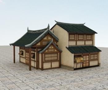 Chinese Style Ancient Architectural Buildings-ID:198795085