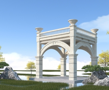 Simple European Style Pavilion-ID:596133954