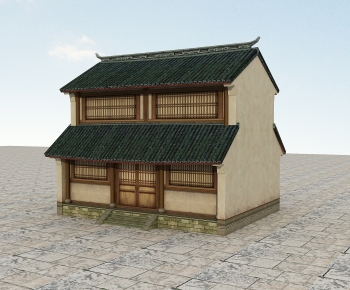 Chinese Style Ancient Architectural Buildings-ID:699510102