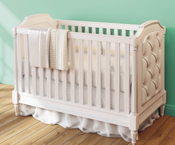 Simple European Style Crib-ID:199350122