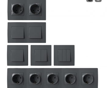 Modern Switch Socket Panel-ID:698231943